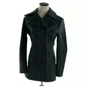 Tiger of Sweden Justina Wool Coat Women's Size Medium 38 Double Breasted Jacket